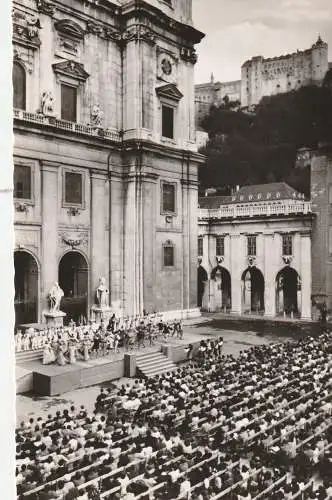 [Ansichtskarte] A 5000 SALZBURG, Jedermannn Aufführung. 