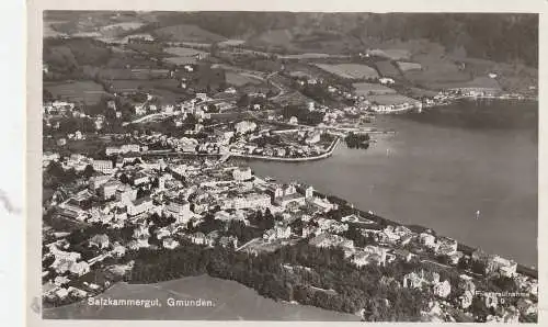 [Ansichtskarte] A 4810 GMUNDEN, Luftaufnahme. 