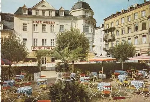 [Ansichtskarte] 5427 BAD EMS, Cafe Weber, 1961. 