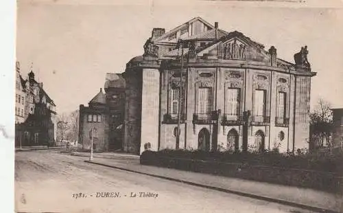 [Ansichtskarte] 5160 DÜREN, Theater, 1927. 