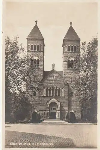 [Ansichtskarte] 5000 KÖLN, KIRCHEN, St. Michael Kirche, Brüsseler Platz. 