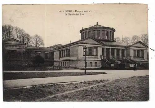 [Ansichtskarte] 5300 BONN, Kunstmuseum, franz. Besatzungszeit. 