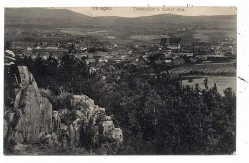 [Ansichtskarte] NIEDER - SCHLESIEN, STRIEGAU / STRZEGOM, Ansicht vom Georgenberg, 1915, Feldpost. 