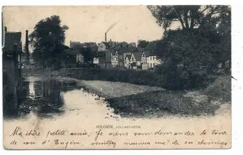 5800 HAGEN, pPartie an der Vollme, 1905