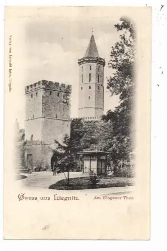 NIEDER - SCHLESIEN, LIEGNITZ / LEGNICA, Am Glogauer Thor, Pissoir, ca. 1905, Verlag Intra