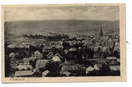 [Ansichtskarte] 5502 SCHWEICH, Blick über den Ort, 1921. 