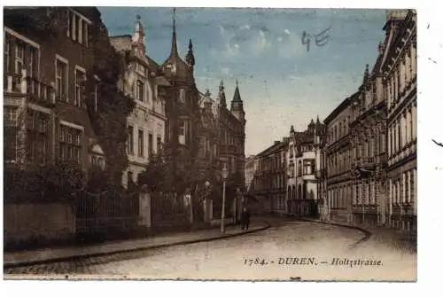 [Ansichtskarte] 5160 DÜREN, Holtzstrasse, 1928. 