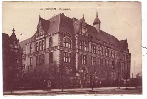 [Ansichtskarte] 4630 BOCHUM, Bergschule, 20er Jahre. 
