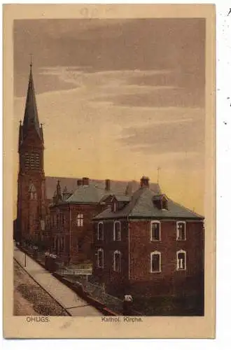 [Ansichtskarte] 5650 SOLINGEN - OHLIGS, katholische Kirche, 1921. 