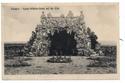 [Ansichtskarte] 6540 SIMMERN, Kaiser - Wilhelm - Grotte auf der Eich, Verlag Usinger. 