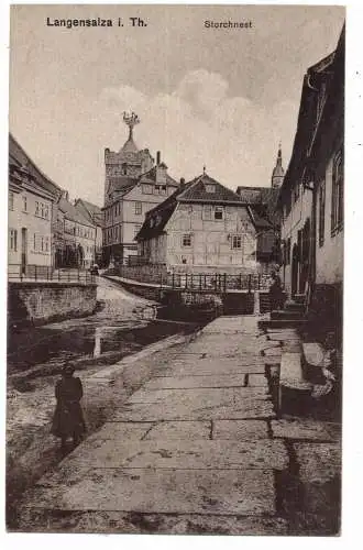 [Ansichtskarte] 0-5820 LANGENSALZA, Storchnest. 