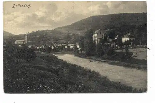 [Ansichtskarte] 5526 BOLLENDORF, Blick von Luxemburg über die Sauer, 1906, Verlag Rasch - Echternach. 