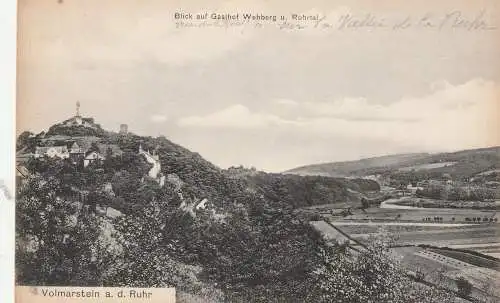 [Ansichtskarte] 5802 WETTER - VOLMARSTEIN, Blick auf Gasthof Wehberg. 