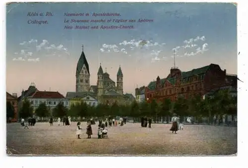 [Ansichtskarte] 5000 KÖLN, Neumarkt 1923. 