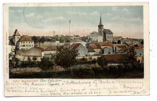 L 5600 BAD MONDORF, Panorama 1905, Verlag Lessel