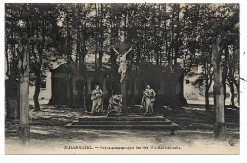 6653 BLIESKASTEL, Kreuzigungsgruppe bei der Wallfahrtskirche, Verlag Benninger