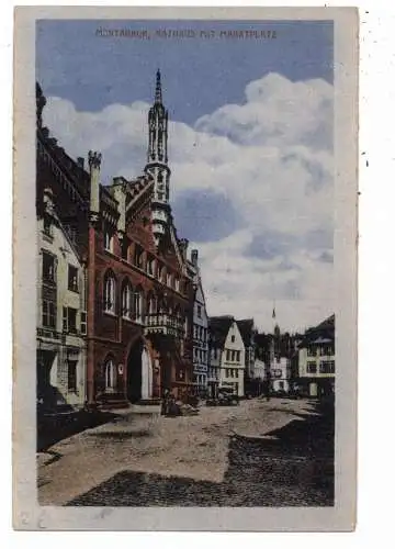 5430 MONTABAUR, Rathaus mit Marktplatz