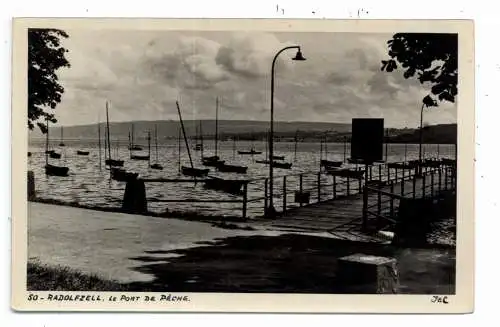 7760 RADOLFZELL, Fischereihafen, 50er Jahre
