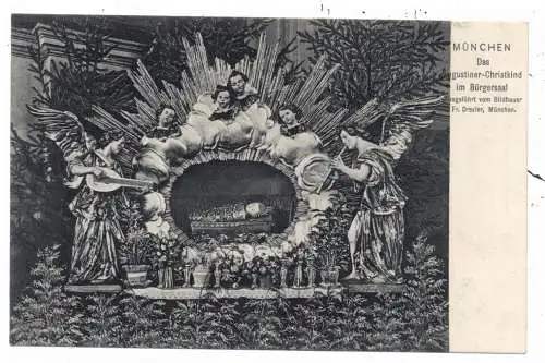 [Ansichtskarte] 8000 MÜNCHEN, Augustiner - Christkind im Bürgersaal. 