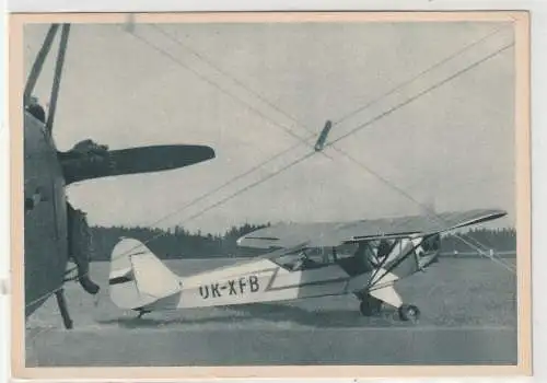 [Ansichtskarte] FLUGZEUG / AIRPLANE - PIPER CUB, Aeroklub Ceskoslovenskej. 