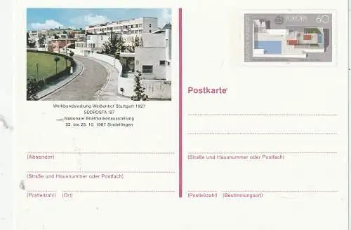 [Ansichtskarte] ARCHITEKTUR - Werkbundsiedlung Stuttgart Weißenhof, GA. 