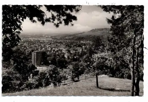 [Ansichtskarte] 7850 LÖRRACH mit Tüllinger Höhe, 1958. 