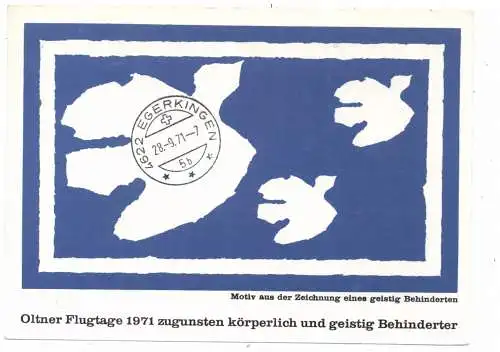 [Ansichtskarte] BALLON - FLUGTAGE OLTEN 1971. 