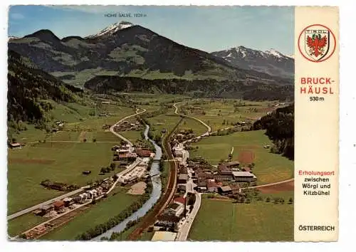 [Ansichtskarte] A 6322 KIRCHBICHL - BRUCKHÄUSL, Luftaufnahme. 