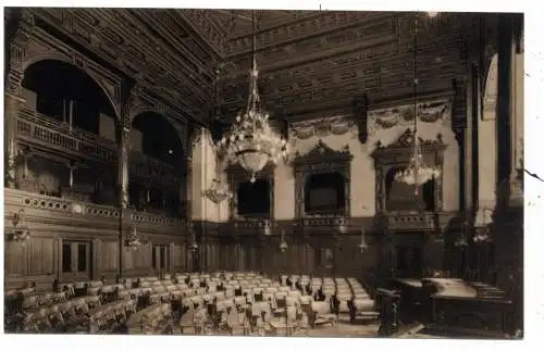 [Ansichtskarte] 2000 HAMBURG, Rathaus, Bürgerschaftssaal, Verlag Büttner. 