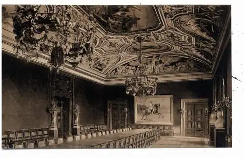 [Ansichtskarte] 2000 HAMBURG, Rathaus, Kaisersaal, Verlag Büttner. 