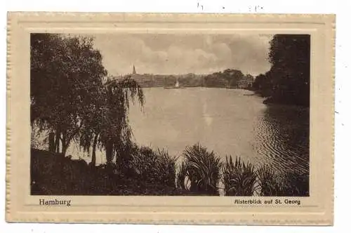[Ansichtskarte] 2000 HAMBURG - UHLENHORST, Alsterblick auf St. Georg. 