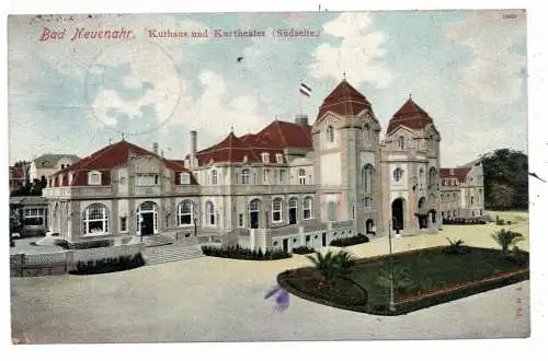 [Ansichtskarte] 5483 BAD NEUENAHR - AHRWEILER, Kurhaus und Kurtheater, 1909. 
