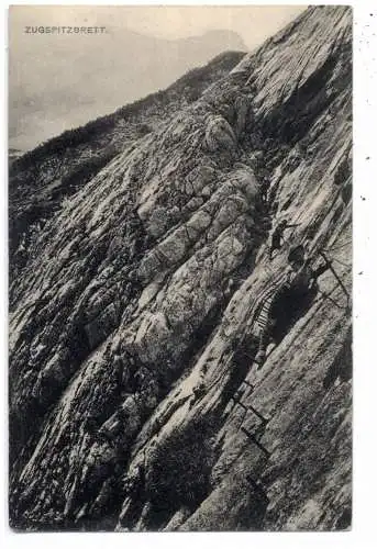 [Ansichtskarte] SPORT - BERGSTEIGEN / CLIMBING, Zugspitzbrett, 1910. 