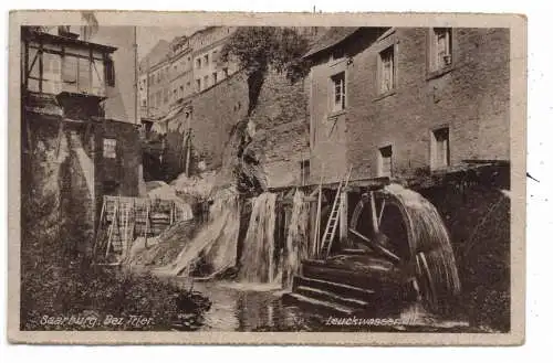 [Ansichtskarte] 5510 SAARBURG, Leuckwasserfall, 1921. 