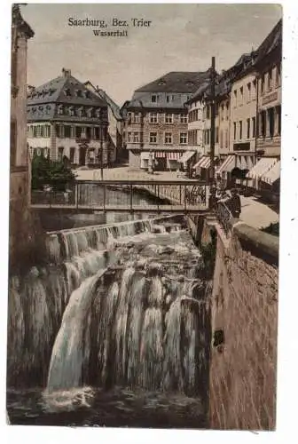 [Ansichtskarte] 5510 SAARBURG, Wasserfall, 1920. 