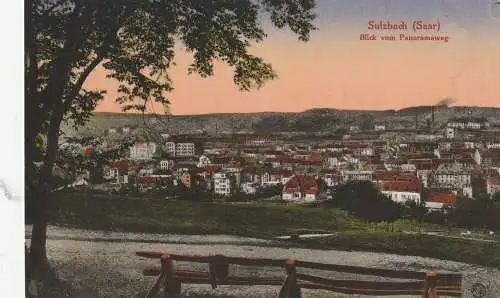 6603 SULZBACH, Blick vom Panoramaweg, 1919