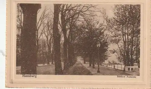 [Ansichtskarte] 2000 HAMBURG - UHLENHORST, Schöne Aussicht Anlagen. 