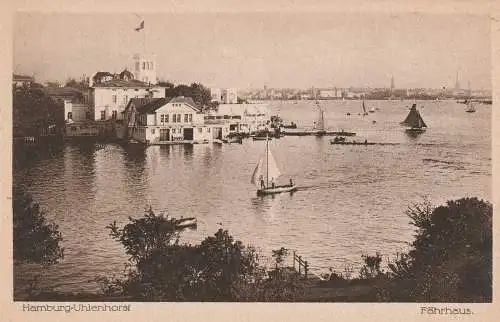 [Ansichtskarte] 2000 HAMBURG - UHLENHORST, Fährhaus. 
