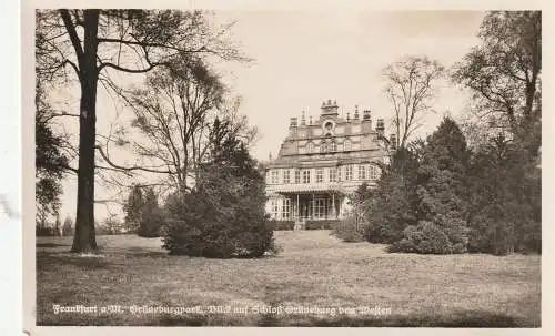 [Ansichtskarte] 6000 FRANKFURT - WESTEND, Schloß Grüneburg im Grüneburgpark. 