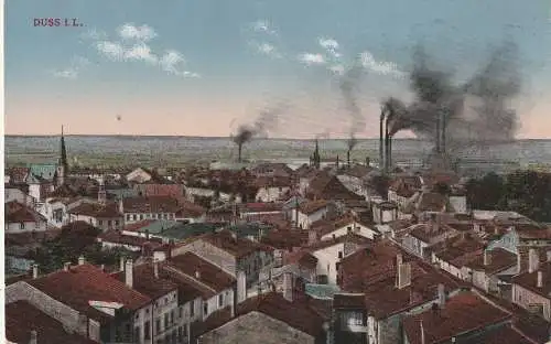 F 57260 DUSS / DIEUZE, Blick auf die Fabrikanlagen