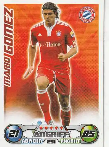 FUSSBALL - BAYERN MÜNCHEN, MARIO GOMEZ, Match Attax