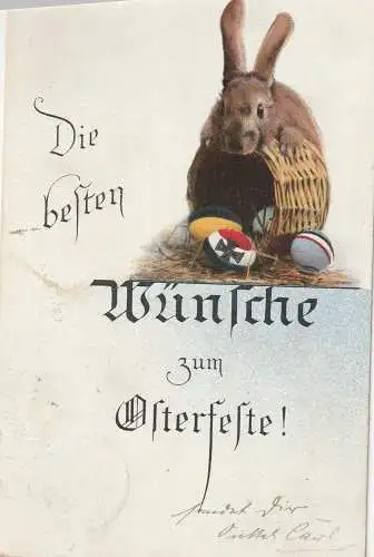 [Ansichtskarte] OSTERN / EASTER GREETING / PAQUES - Patriotica, Feldpost 1. WK. 