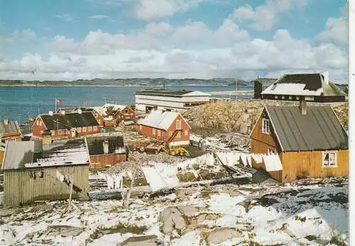 [Ansichtskarte] GRÖNLAND - EGEDESMINDE, Dorfansicht. 
