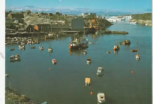 [Ansichtskarte] GRÖNLAND - JACOBSHAVN, Harbour / Hafen. 