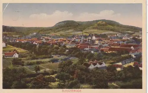 [Ansichtskarte] 0-5502 BLEICHERODE, Gesamtansicht 1931. 