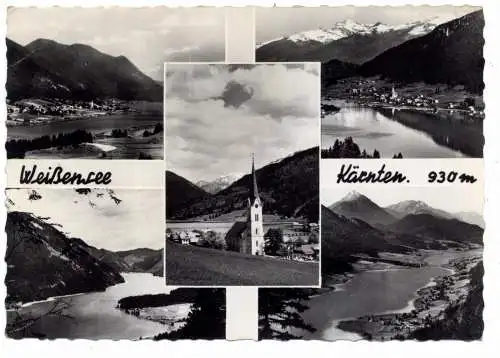 [Ansichtskarte] A 9762 WEISSENSEE, 5 Ansichten. 