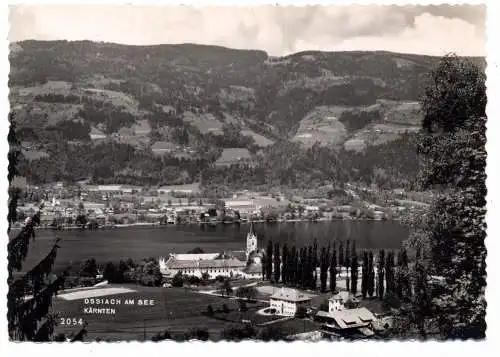[Ansichtskarte] A 9570 OSSIACH, Blick auf Ort und See, 1961. 