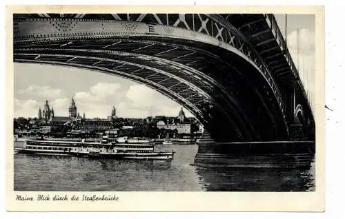 [Ansichtskarte] BINNENSCHIFFE - RHEIN, Köln - Düsseldorfer "VATERLAND" vor Mainz. 