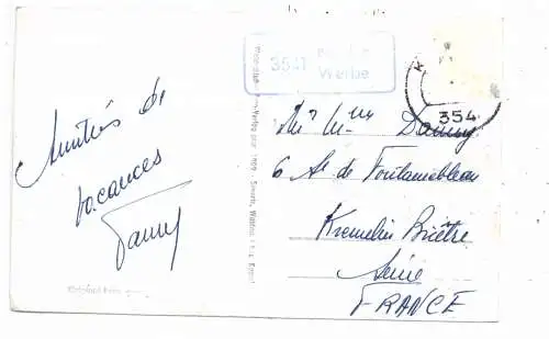 [Ansichtskarte] 3544 WALDECK - NIEDER-WERBE, Landpost - Stempel, frühe 60er Jahre. 