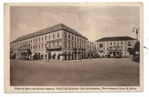 [Ansichtskarte] 6200 WIESBADEN, Hotel Vier Jahreszeiten, 1928, Verlag Nord. 